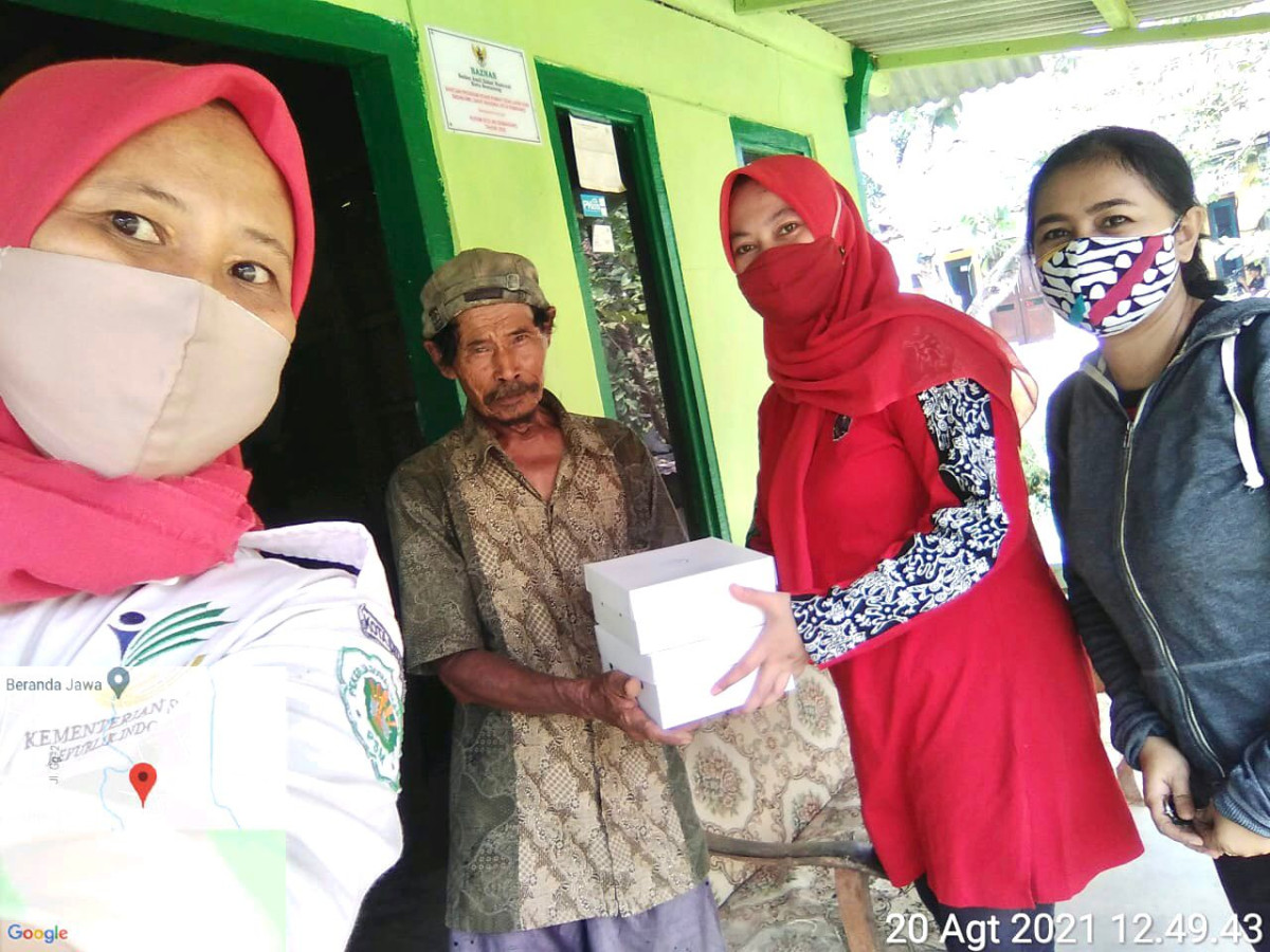 Pembagian Bantuan Permakanan Jumat Berkah